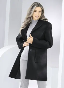 Kurzmantel mit Knopfleiste