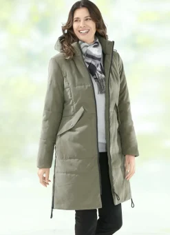 Kurzmantel mit Peach-Touch-Effekt