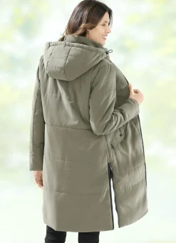 Kurzmantel mit Peach-Touch-Effekt