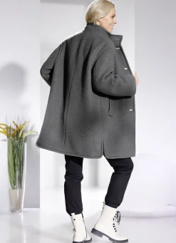 Kurzmantel mit Schurwolle