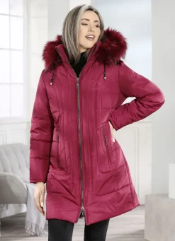 Kurzmantel mit 2-Wege-Reißverschluss