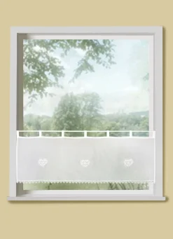 Kurzstore mit Häkelborten-Abschluss