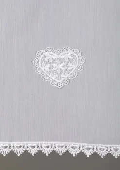 Kurzstore mit Häkelborten-Abschluss