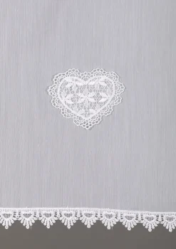 Kurzstore mit Häkelborten-Abschluss