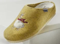 Kuschelwarme Hausschuh aus Wollfilz