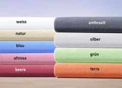 Kuschelweiche Spannbetttücher aus hochwertigem Nicki-Velours