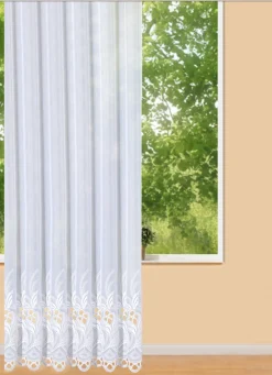 Langstore mit hochwertiger Plauener Stickerei