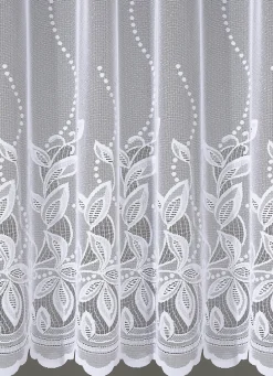 Langstore mit Ranken-Bordüre und gebogtem Abschluss