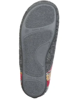 Laurina, bequeme Damen-Hausschuhe, Weite G, mit herausnehmbarem Fußbett