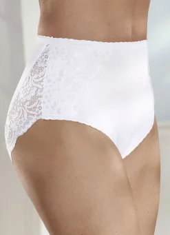 Laurina Dreierpack Slips mit Elastikspitze