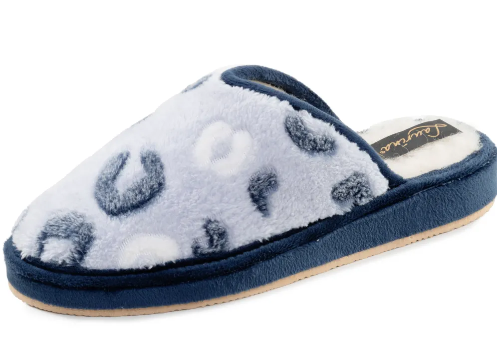 Laurina, gefütterte Damen-Hausschuhe, mit Schurwolle