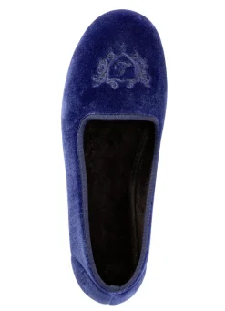 Laurina Haus-Ballerina mit stilvoller Stickerei