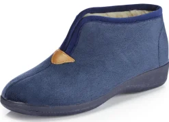 Laurina Hausschuh aus samtigen Textilmaterial