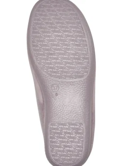 Laurina Hausschuh aus samtigen Textilmaterial