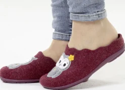 Laurina, klassiche Damen-Hausschuhe, mit herausnehmbarem Fußbett