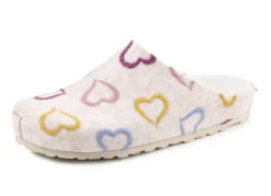 Laurina, klassiche Damen-Hausschuhe, Weite H, mit anatomisch geformtem Fußbett