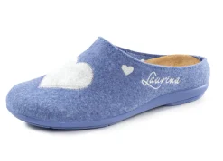 Laurina, klassische Damen-Hausschuhe, mit herausnehmbarem Fußbett
