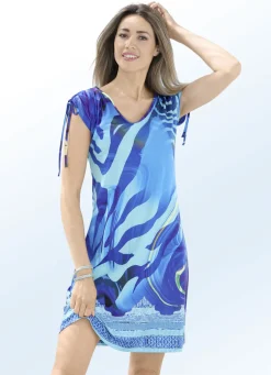 Laurina Kleid mit überschnittenen Ärmeln