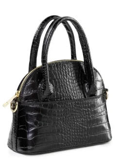 Laurina Mini-Tasche mit Reptilprägung