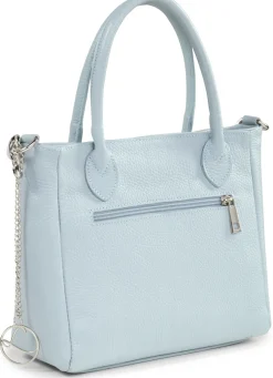 Laurina Tasche aus genarbtem Kalb-Nappaleder mit Zierkette