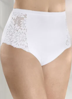 Laurina Viererpack Slips mit Elastikspitze