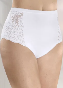 Laurina Viererpack Slips mit Elastikspitze