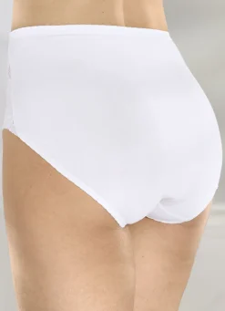 Laurina Viererpack Slips mit Elastikspitze