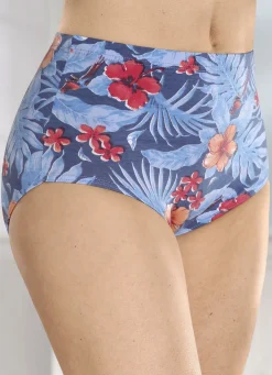 Laurina Viererpack Slips mit Floraldessin