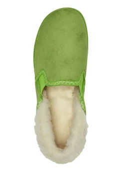 Laurina, warme Damen-Hausschuhe, mit Gummizug