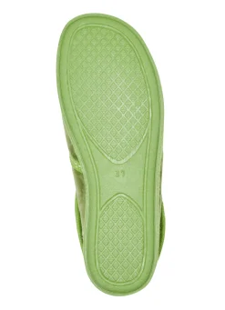 Laurina, warme Damen-Hausschuhe, mit Gummizug