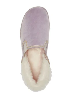 Laurina, warme Damen-Hausschuhe, mit Gummizug