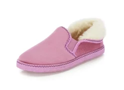 Laurina, warme Damen-Hausschuhe, mit Gummizug