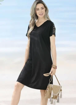 Laurina Zweierpack Kleider mit Stickereispitze