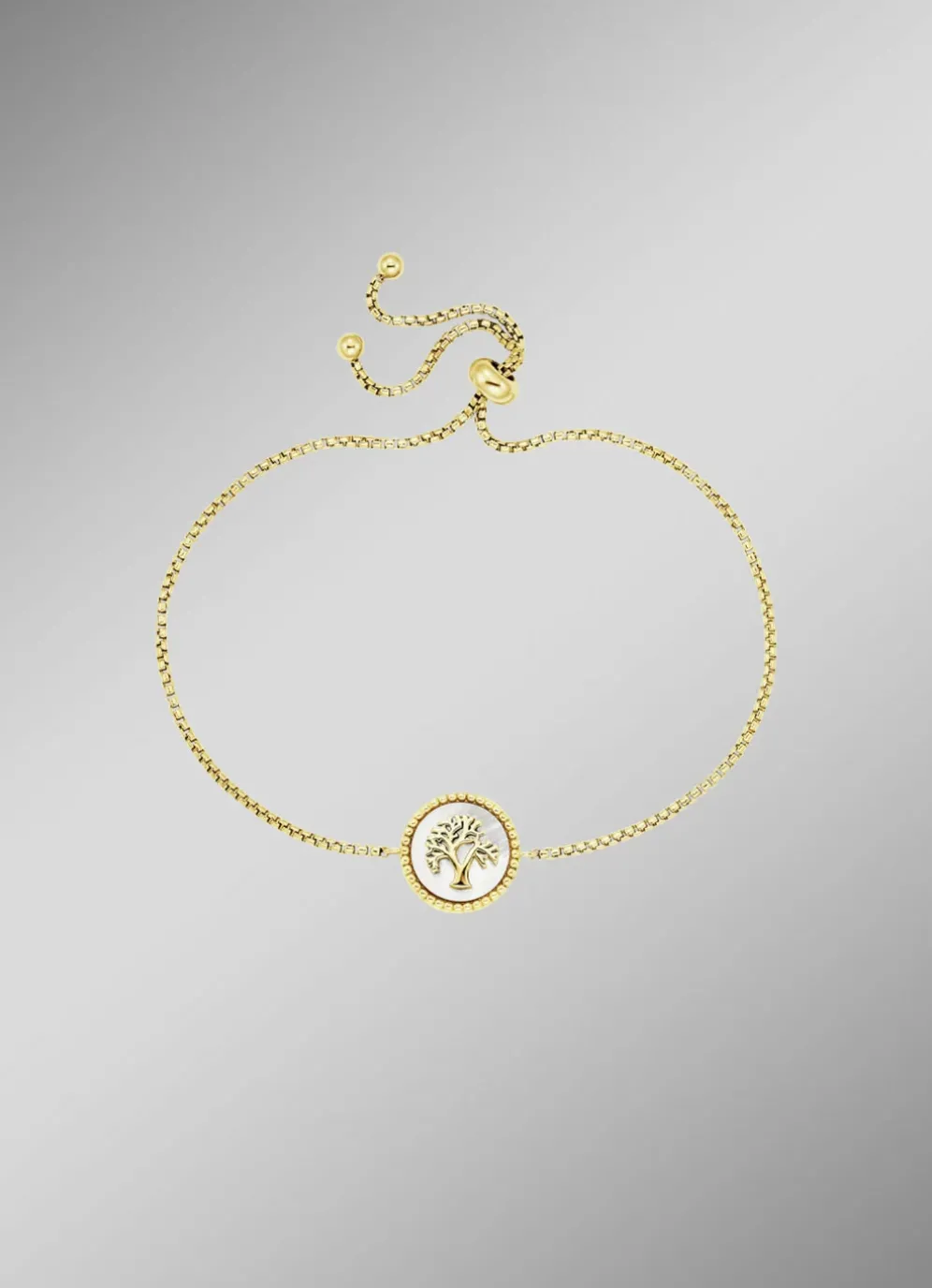 Lebensbaum Armband mit Perlmutteinlage