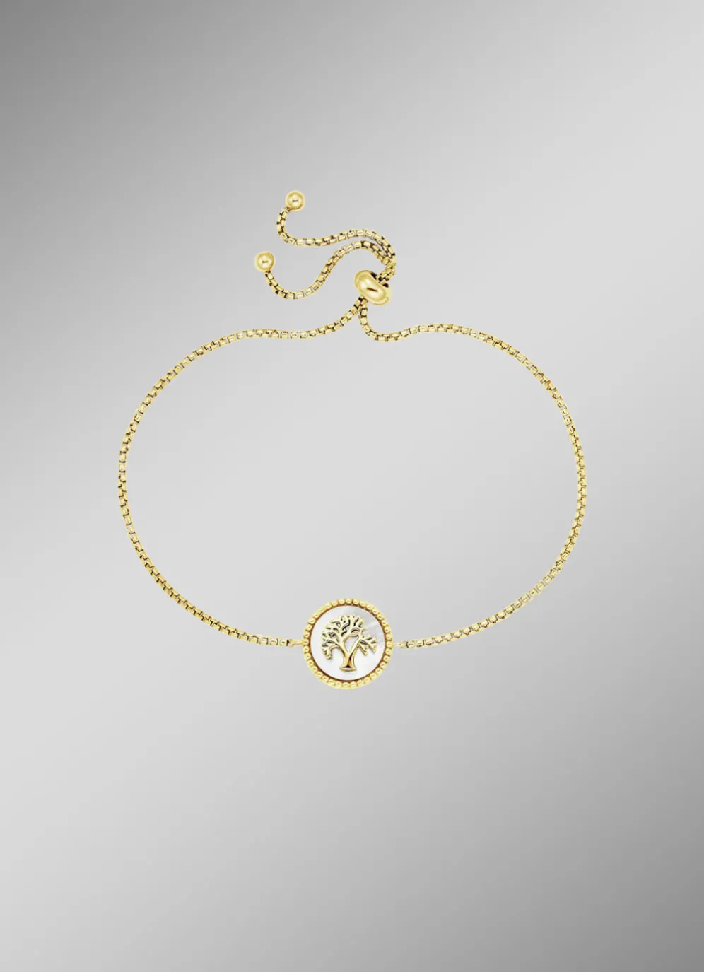 Lebensbaum Armband mit Perlmutteinlage