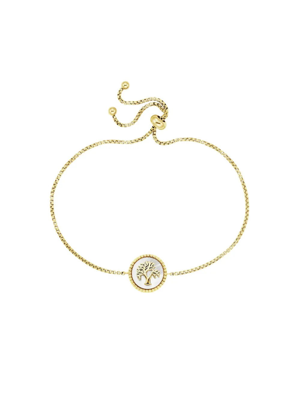 Lebensbaum Armband mit Perlmutteinlage