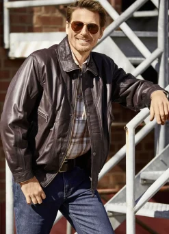 Lederblouson in 3 Farben