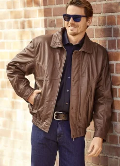 Lederblouson in 3 Farben