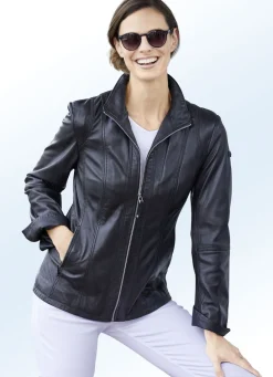 Lederkurzjacke von „Cabrini“