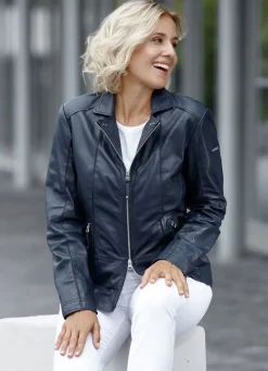 Lederkurzjacke von „Cabrini“