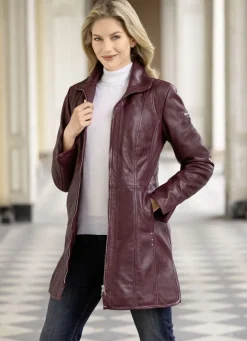 Lederkurzmantel von „Cabrini“