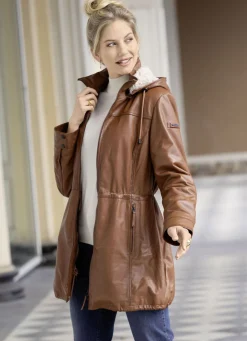 Lederkurzmantel von „Cabrini“