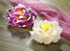 LED-Kerze Chrysantheme