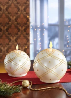 LED-Kerzen mit Flackereffekt, 2er-Set
