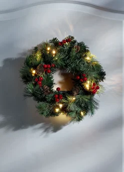 LED-Kranz mit Timerfunktion