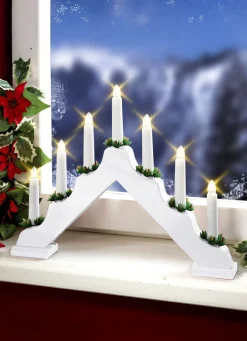 LED-Leuchter aus Holz