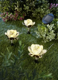 LED-Seerosen, 3-teilig