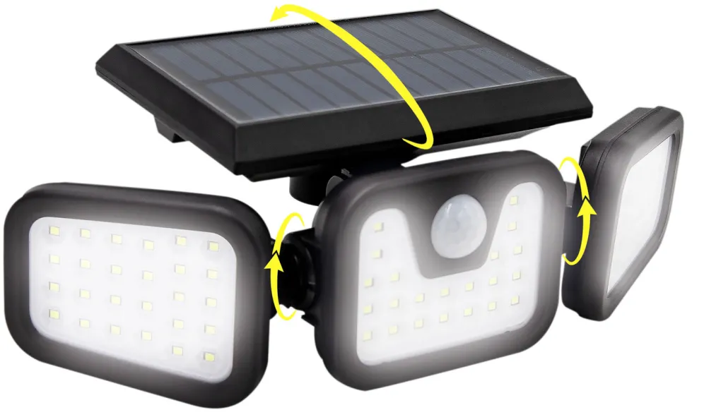 LED-Strahler Panta Trio Solar