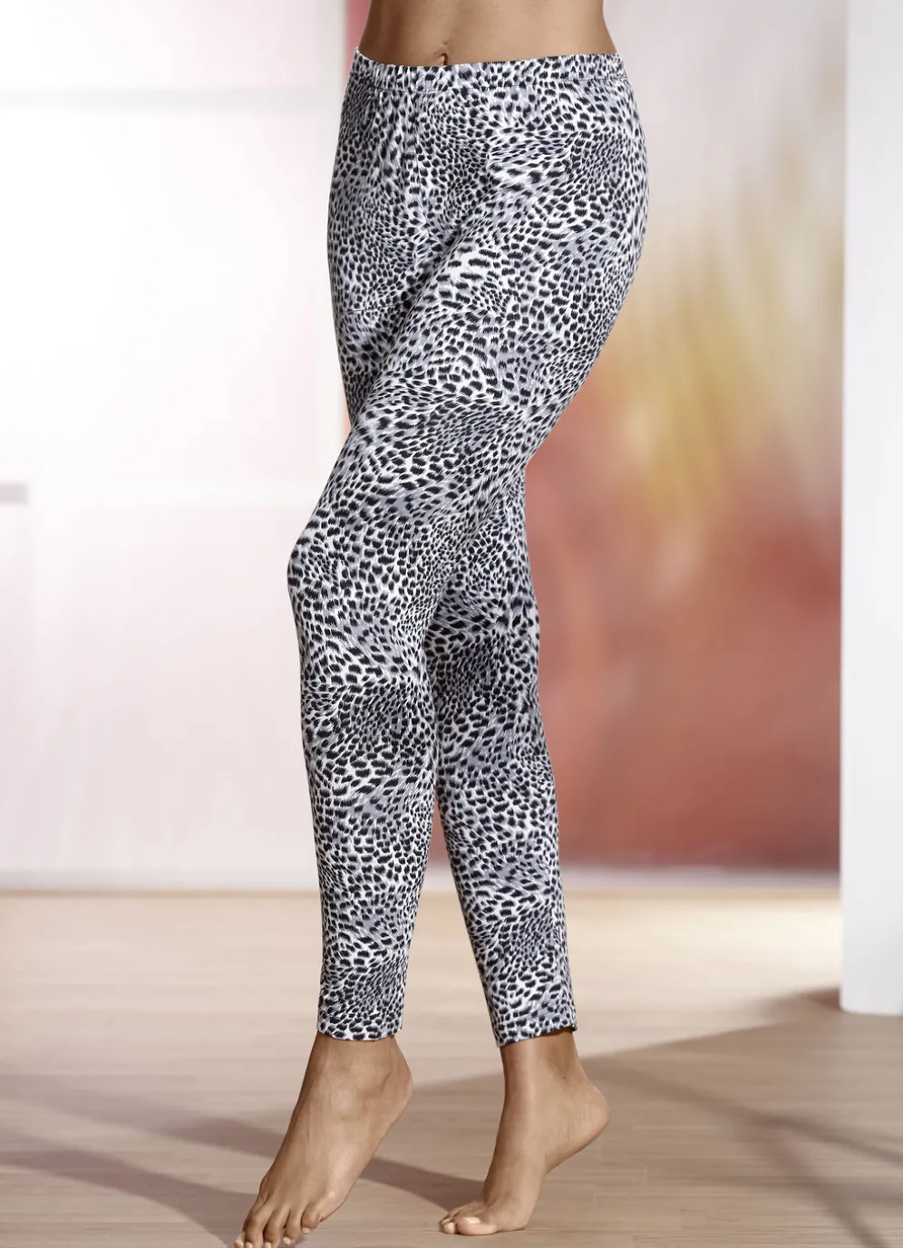 Leggings mit Animal-Print