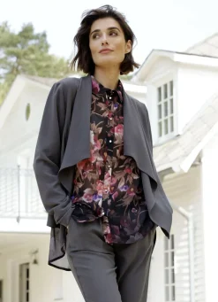 Leichtblazer mit Schalkragen